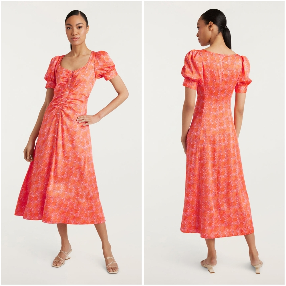 NWT Cinq A Sept Summer Waves Ximena Dress 4